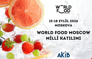 World Food Moscow 2026 Fuarı Milli Katılımı